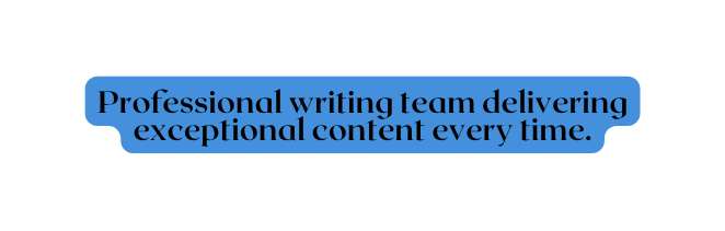Professional writing team delivering exceptional content every time